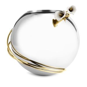 Michal Aram Calla Lily Rose Bowl Vase